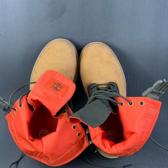 Timberland 6 Inch Premium Gaiter Boot Junior 'Wheat Green' youths size 4.5 - Picture 7 of 9